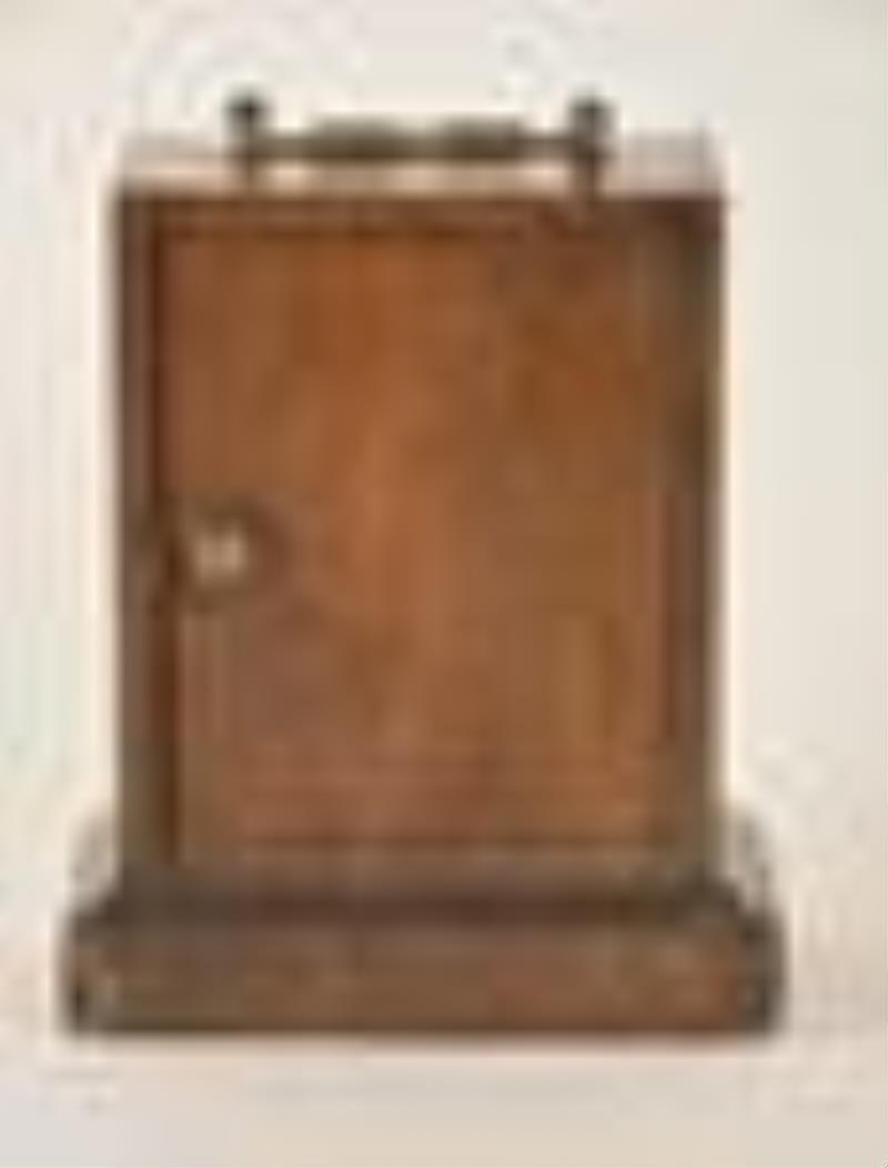 A late 19th century wooden case carriage clock by Pierret