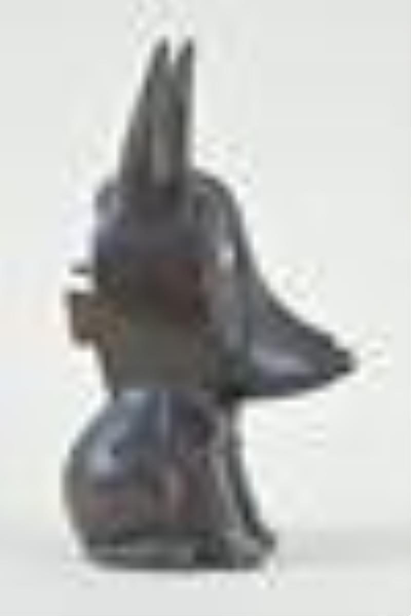 An Oswald Uhrenfabrik Doberman form rotating eye novelty clock