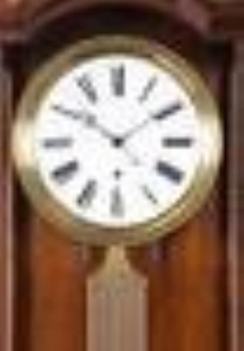 Hanging jeweler’s regulator wall clock