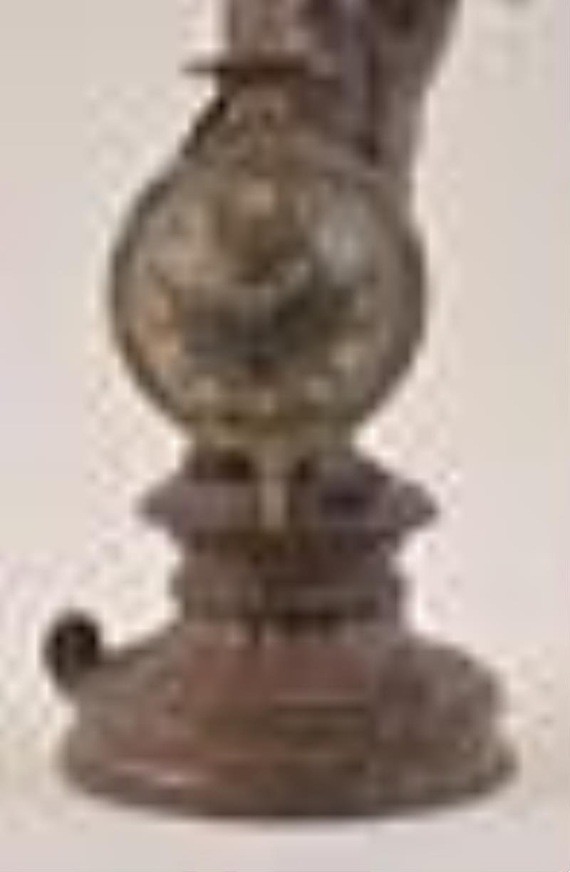 A French figural swinging mystery clock