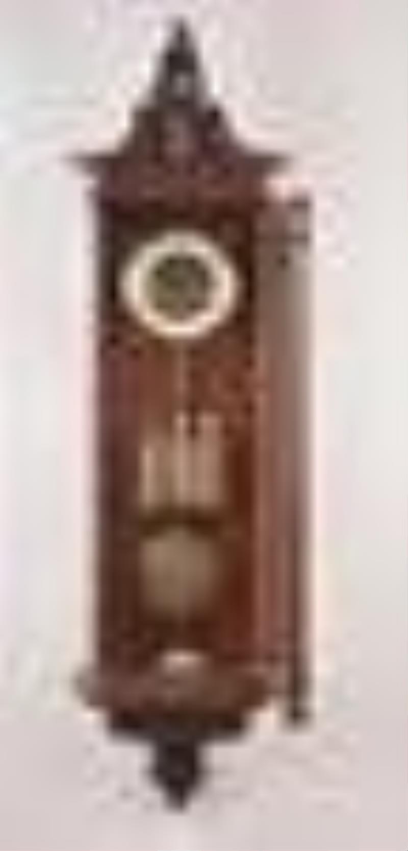 Grande Sonnerie Vienna Regulator Hanging Clock in Baroque Style Case