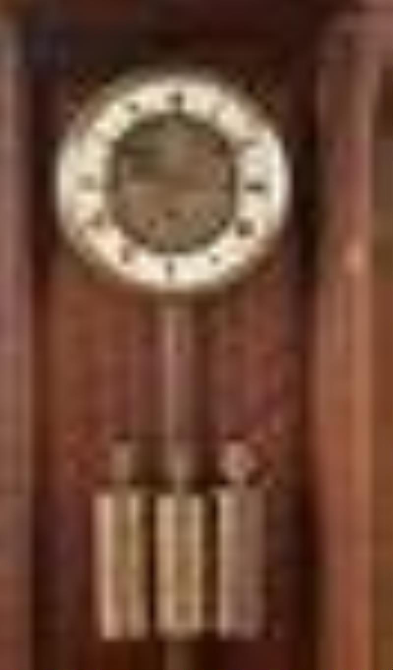 Grande Sonnerie Vienna Regulator Hanging Clock in Baroque Style Case