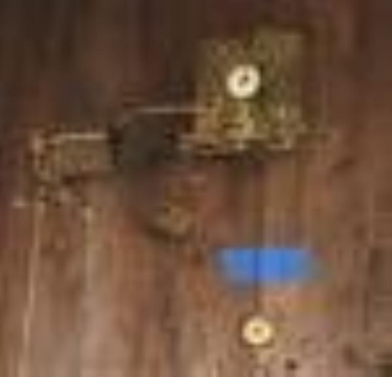A French 19th Century Painting with clock