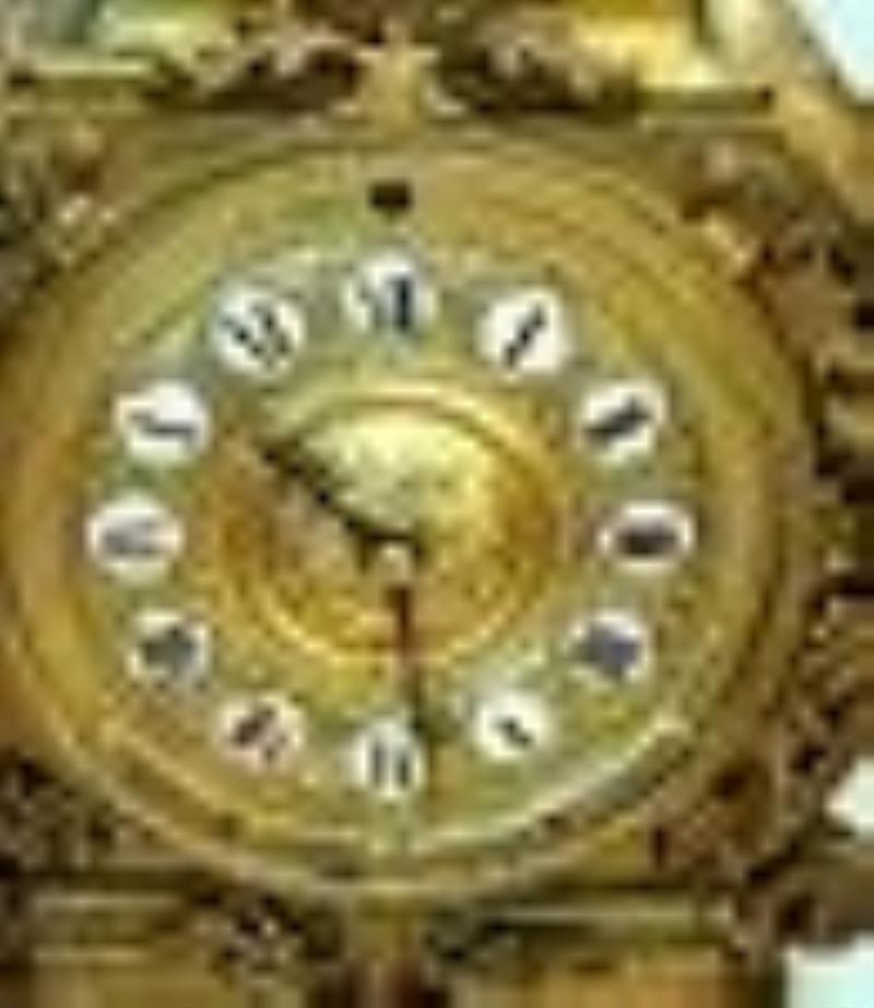 Quality cast mantle clock with Maxant winding