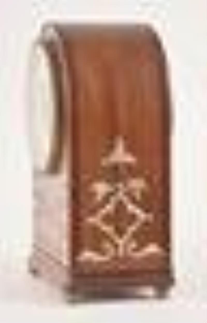 An early 20th century mantel clock signed Berry & Whitmore Co. Washington DC