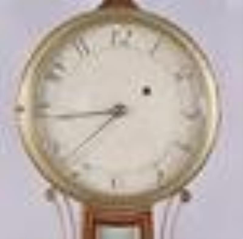 Simon Willard patent timepiece or banjo wall clock