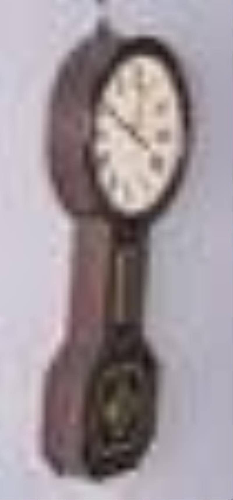 George D. Hatch octagon bottom wall clock