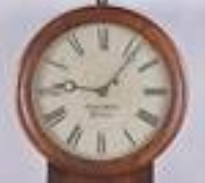 George D. Hatch/Riggs Bros. keyhole hanging clock