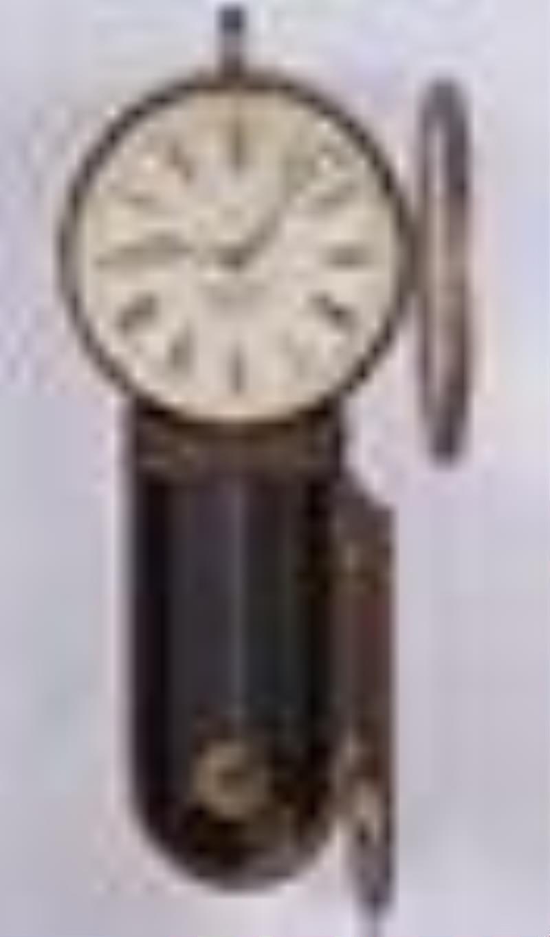 George D. Hatch/Riggs Bros. keyhole hanging clock