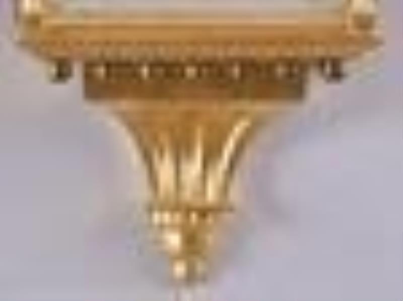 Elmer Stennes gilt front banjo clock