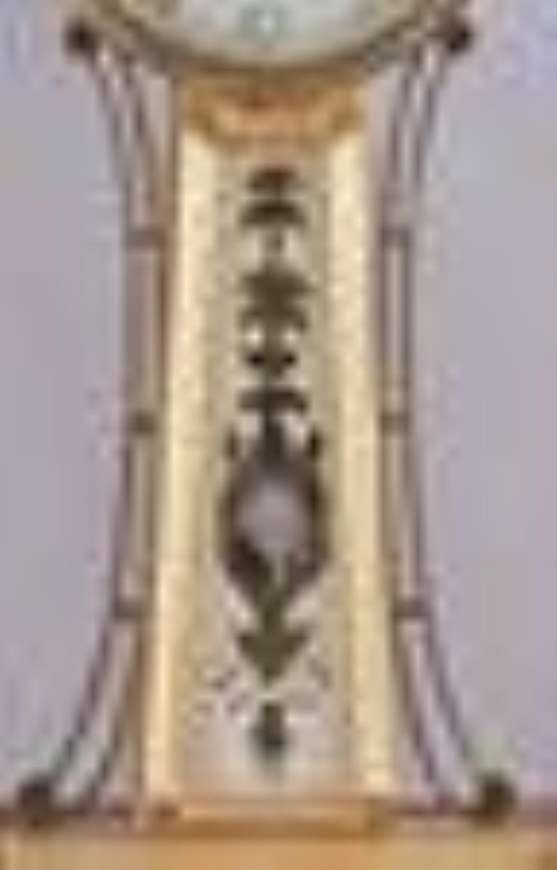 Elmer Stennes gilt front banjo clock