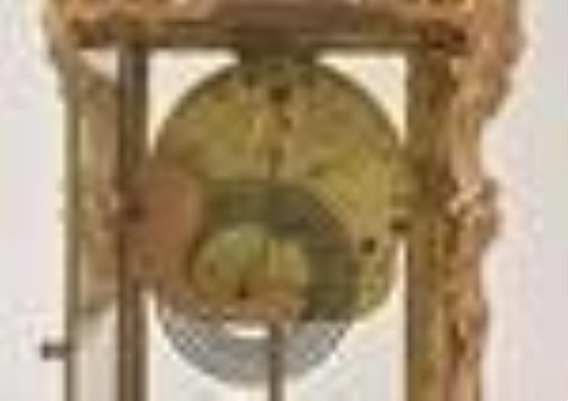 Ansonia Clock Co. Viceroy crystal regulator mantel clock