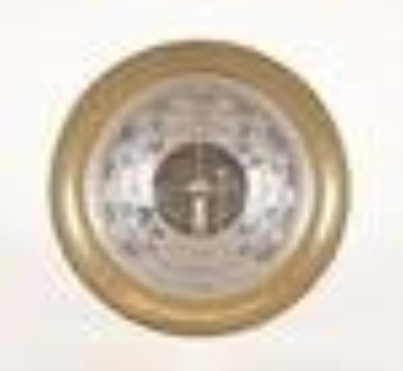 Chelsea Clock Co. Yacht Wheel hanging clock and barometer set Price Guide