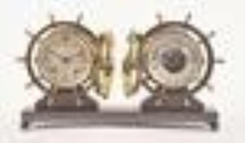 Chelsea Claremont Desk Clock with Barometer