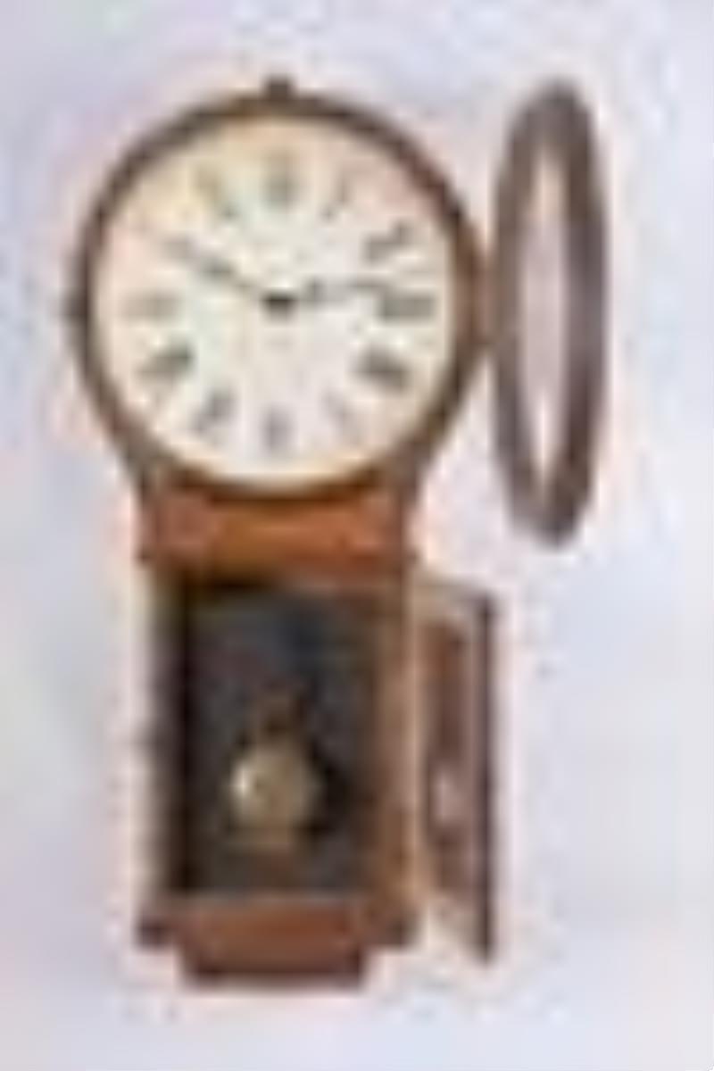 Eastman Clock Co. wall regulator clock