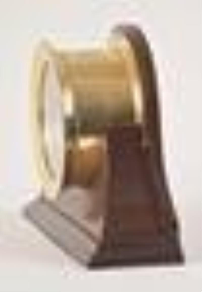 Chelsea Marine ships clock mounted on mahogany stand