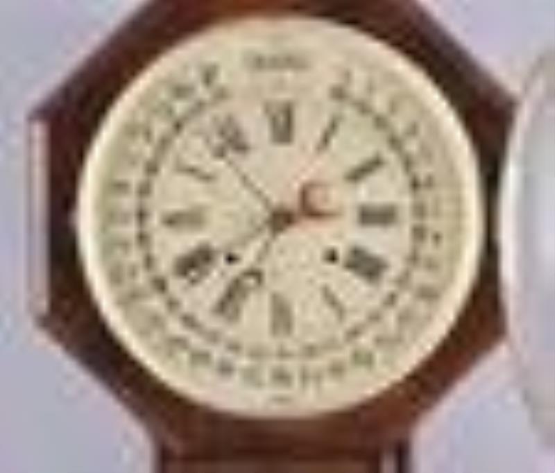 Gilbert Maranville wall calendar clock.