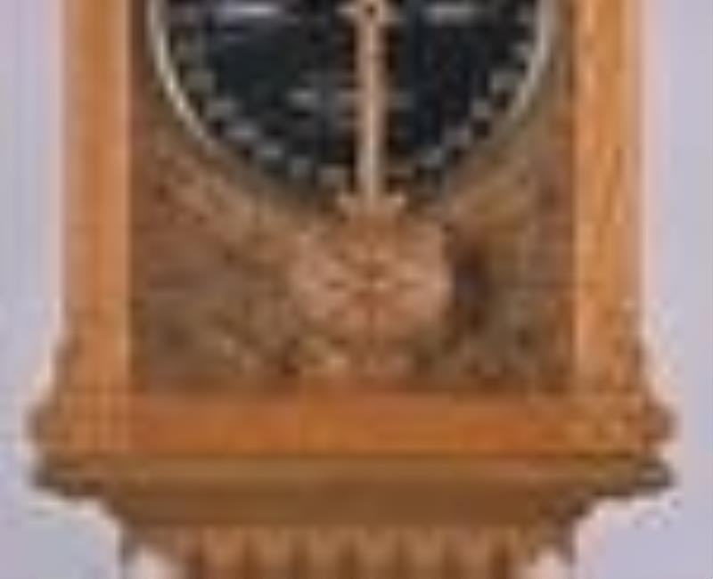 Ithaca Calendar Clock Co. No. 5 1/2 Hanging Belgrade calendar clock