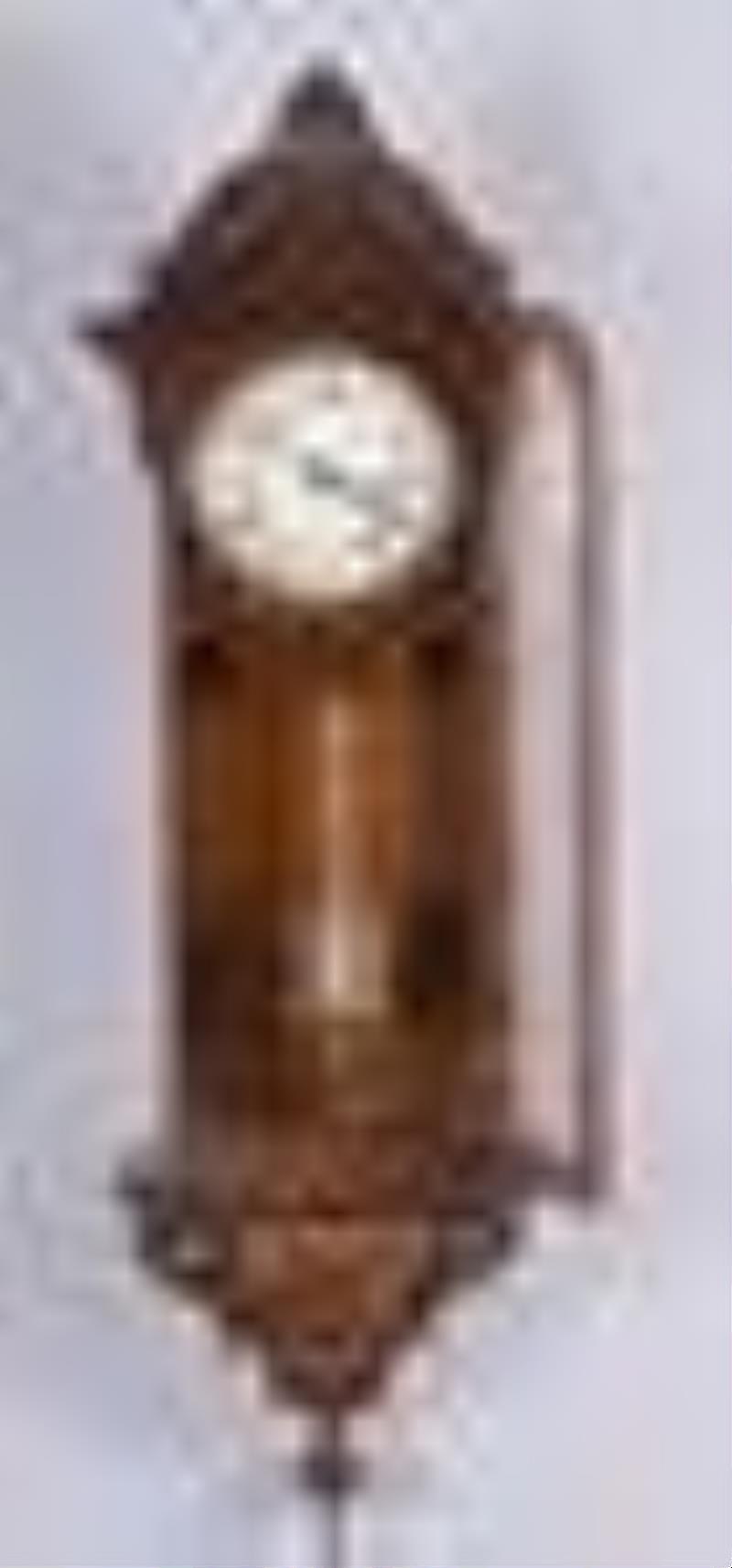 F. Kroeber Clock Co. Regulator No. 31 wall clock