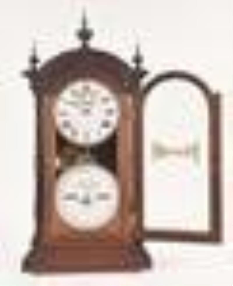 Southern Calendar Clock Co. Fashion No. 4 calendar shelf clock