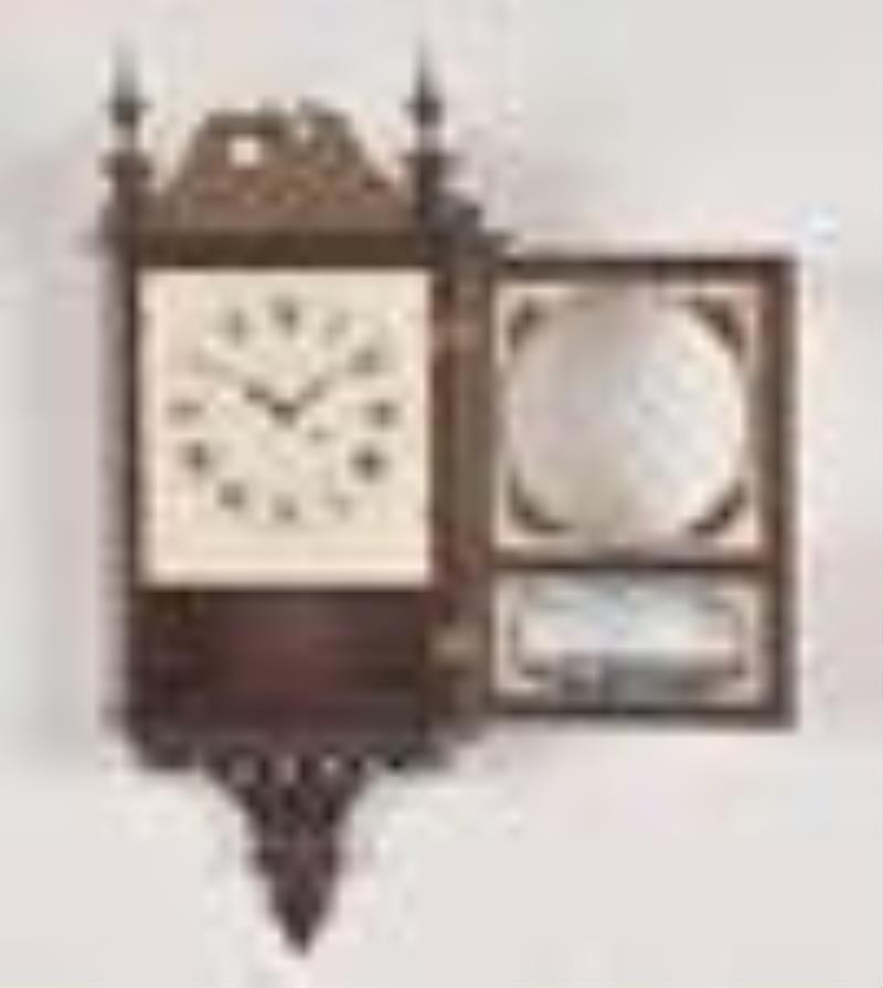 Waltham Clock Co. No. 1470 miniature colonial style wall clock
