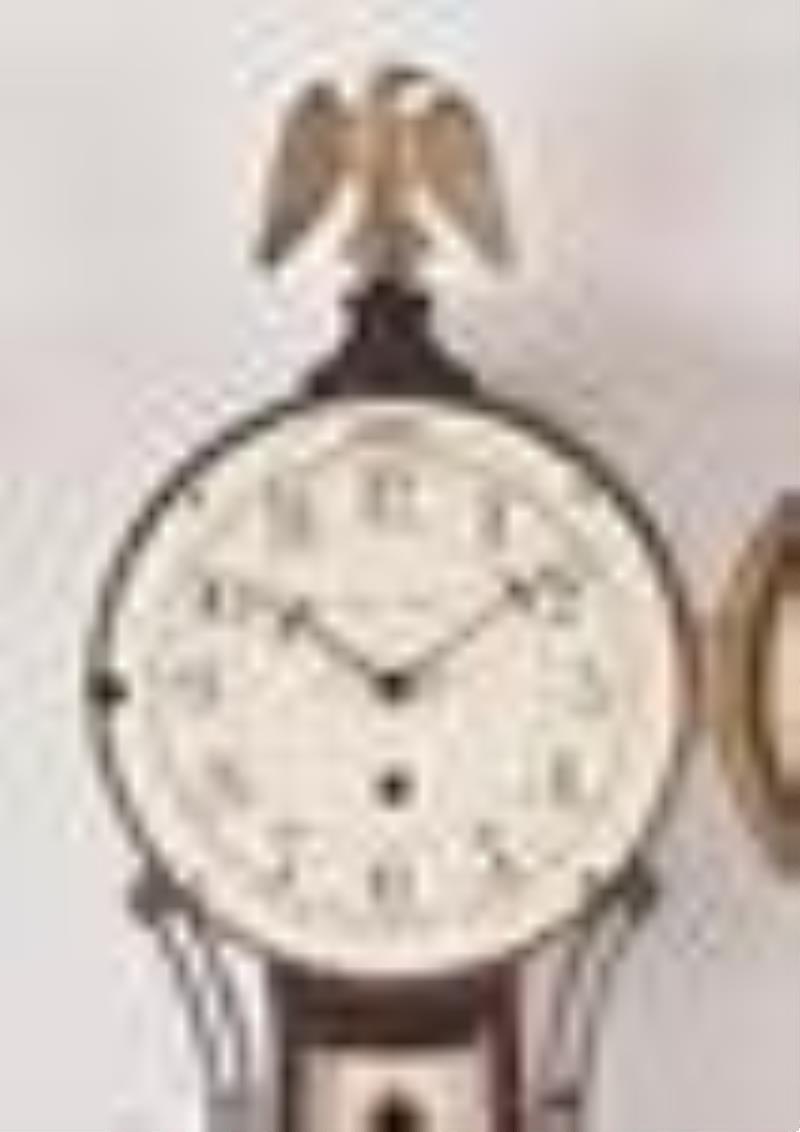 Waltham Watch Co. miniature banjo clock