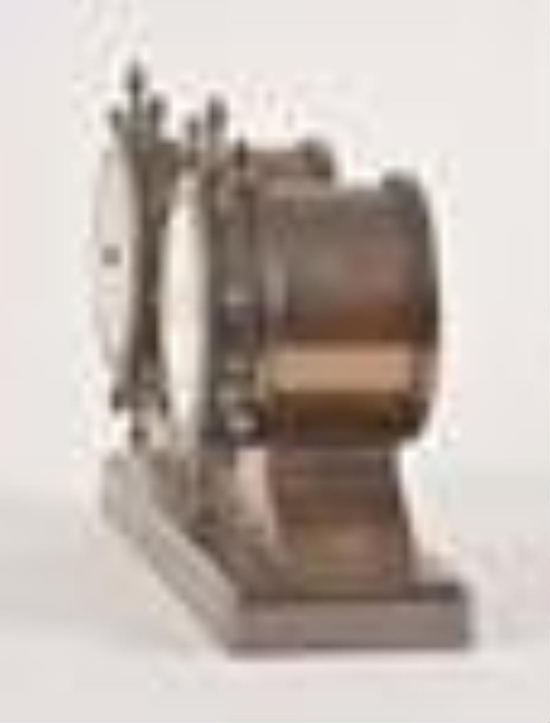 Waterbury Clock Co. clock, barometer and thermometer desk set