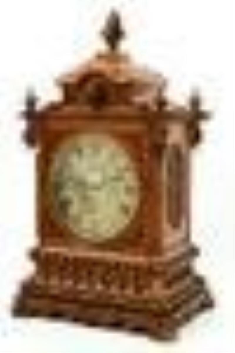 English Triple Fusee Bracket Clock by Webster, London