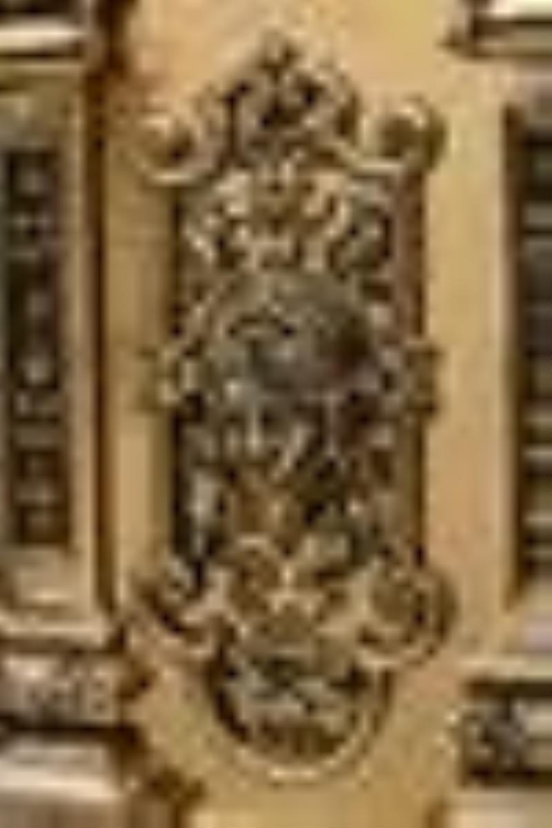 French Gilt & Silvered Brass Clock Garniture