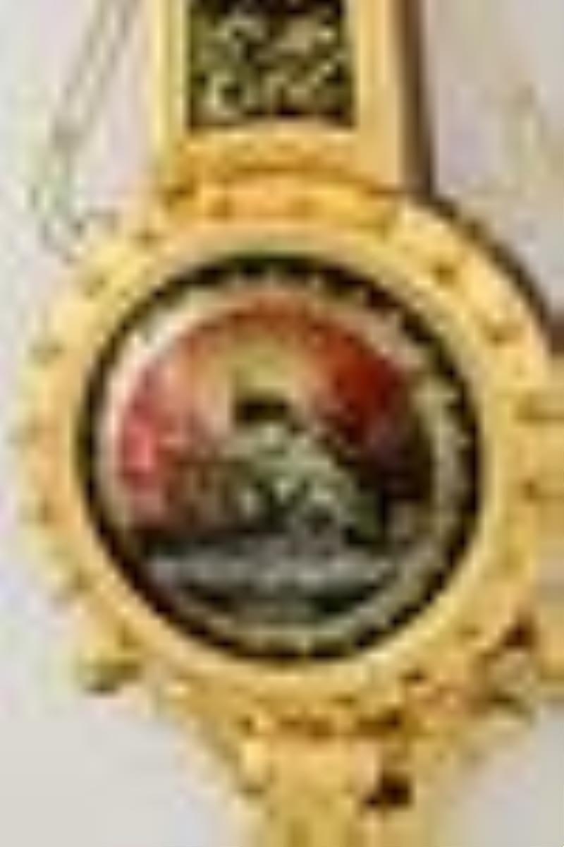 Foster Campos Girandole Banjo Clock, Pembroke, Massachusetts