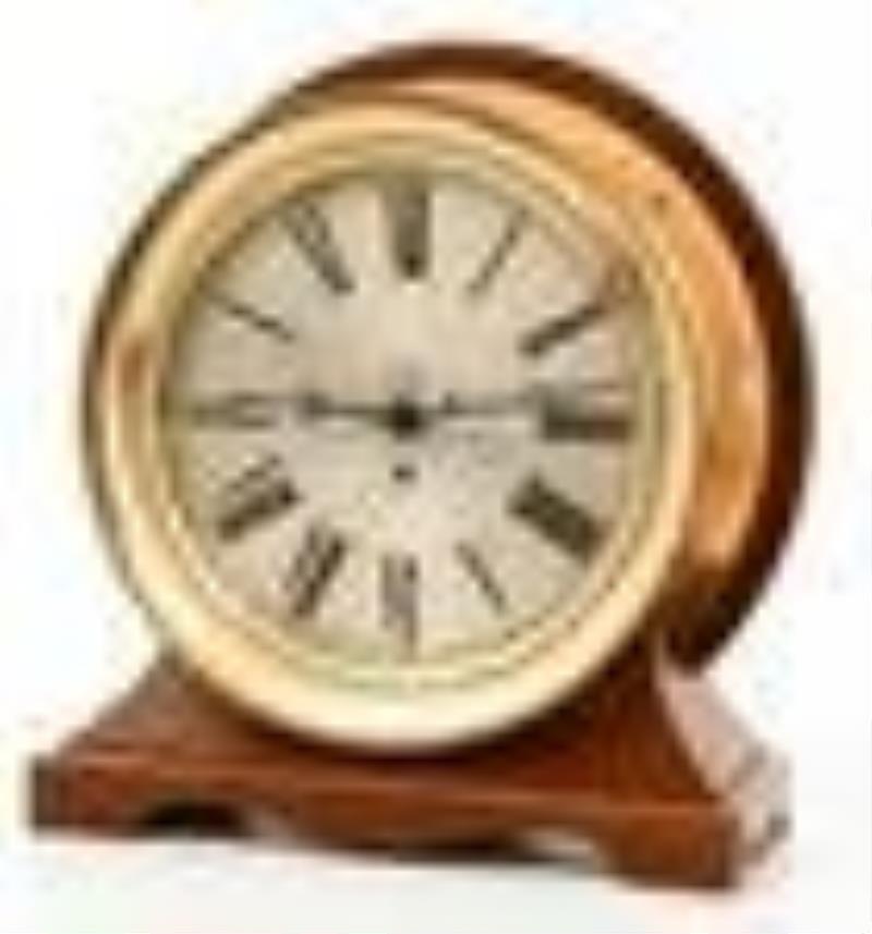 Star Brass Mfg Co. & Boston Clock Co. Marine Clock with 10-Inch Dial