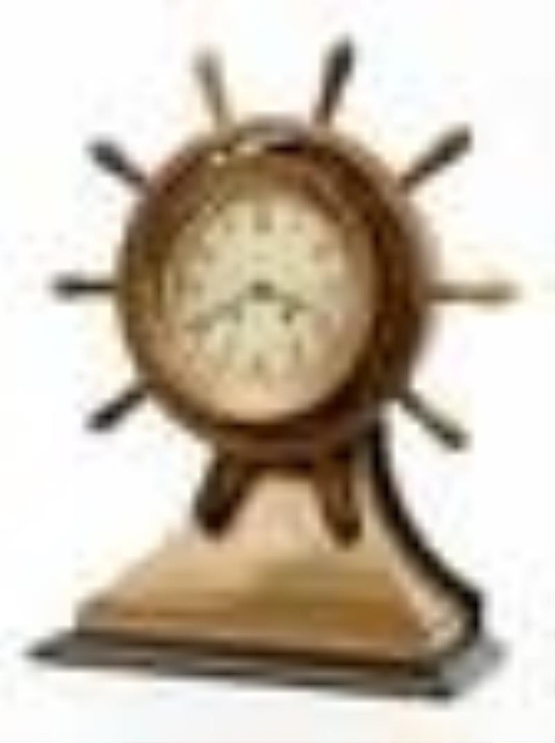 Chelsea Clock Co. \\\”Mariner\\\” Ship’s Bell Clock, Retailed by W.M. Wise & Son, Brooklyn
