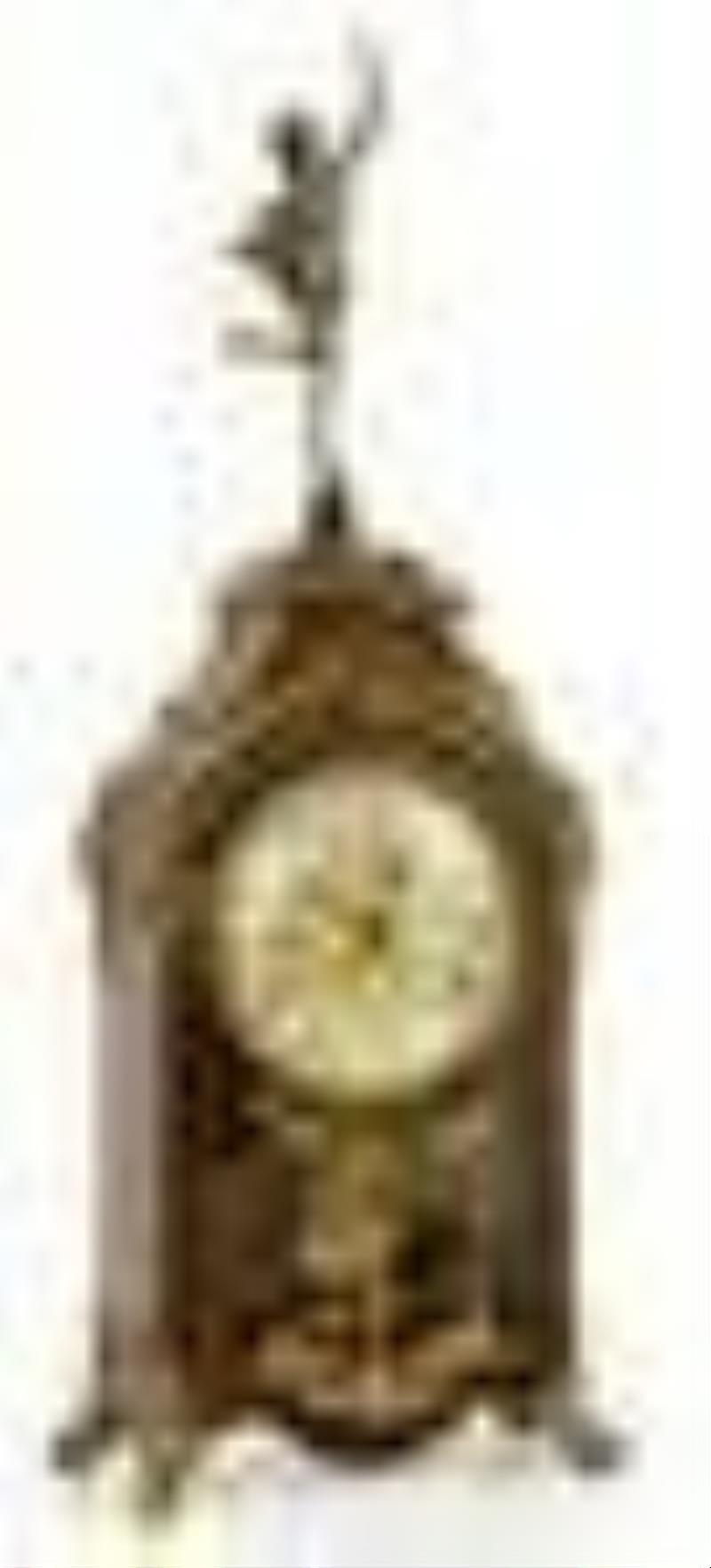 French Regence-Style Boulle Inlaid Bracket Clock