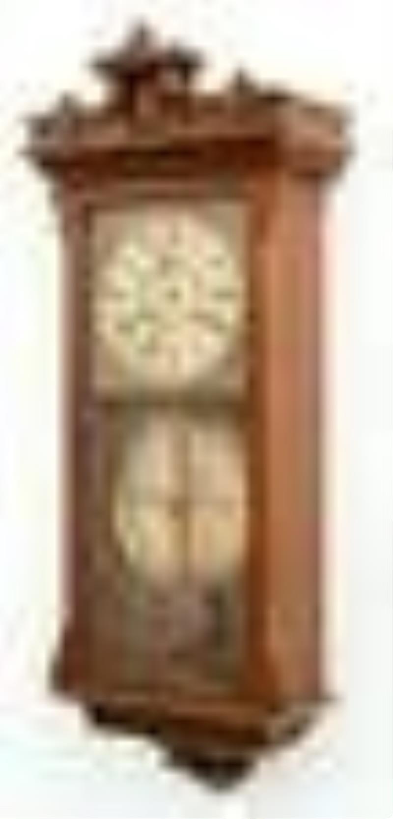 Ithaca No. 5 1/2 Hanging Belgrade Calendar Clock