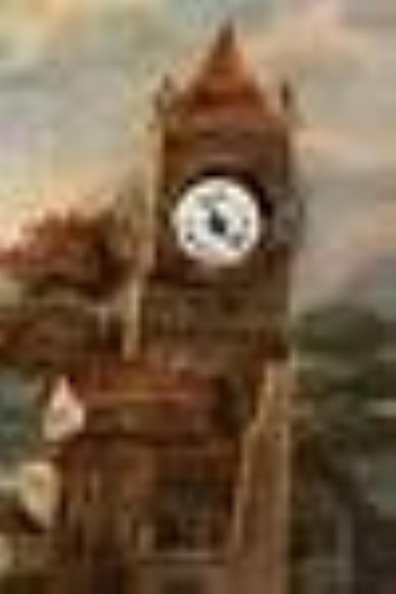 Austrian Musical Picture Clock