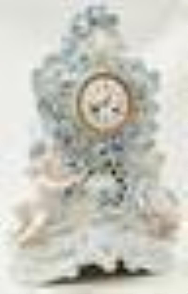 Attributed to Koppelsdorf Porcelain Mantel Clock