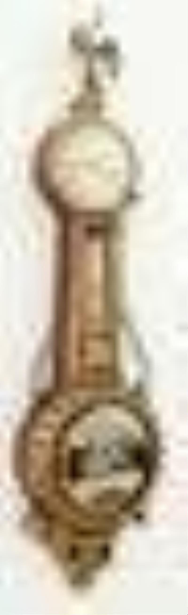 Custom-Made Girandole Banjo Clock