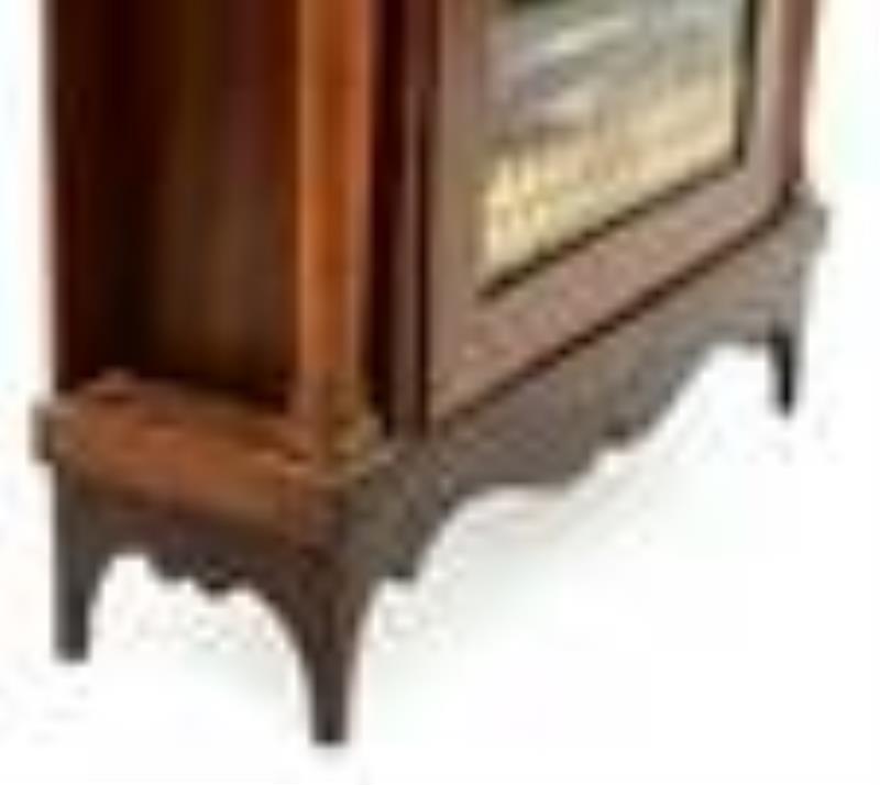 Ethel North, Torrington, Miniature Pillar & Scroll Shelf Clock