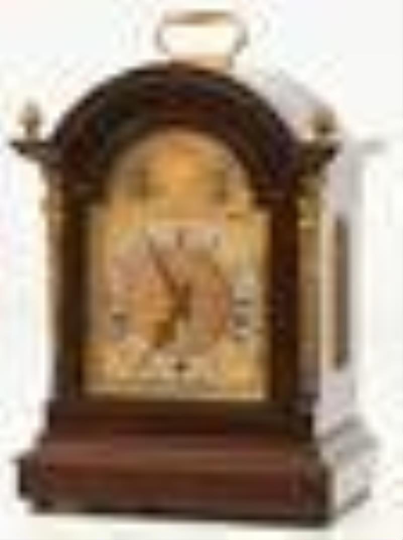 Winterhalder & Hofmeier Mahogany Bracket Clock