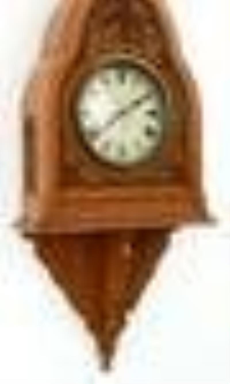 English Gothic Revival Double Fusee Bracket Clock, Clark & Son, Greenock