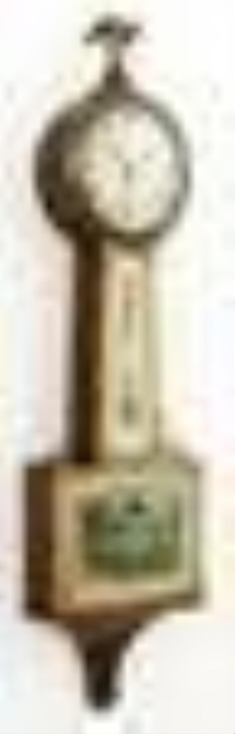 Chelsea Clock Co., J.E. Caldwell & Co., \\\”Willard Banjo\\\” Wall Clock