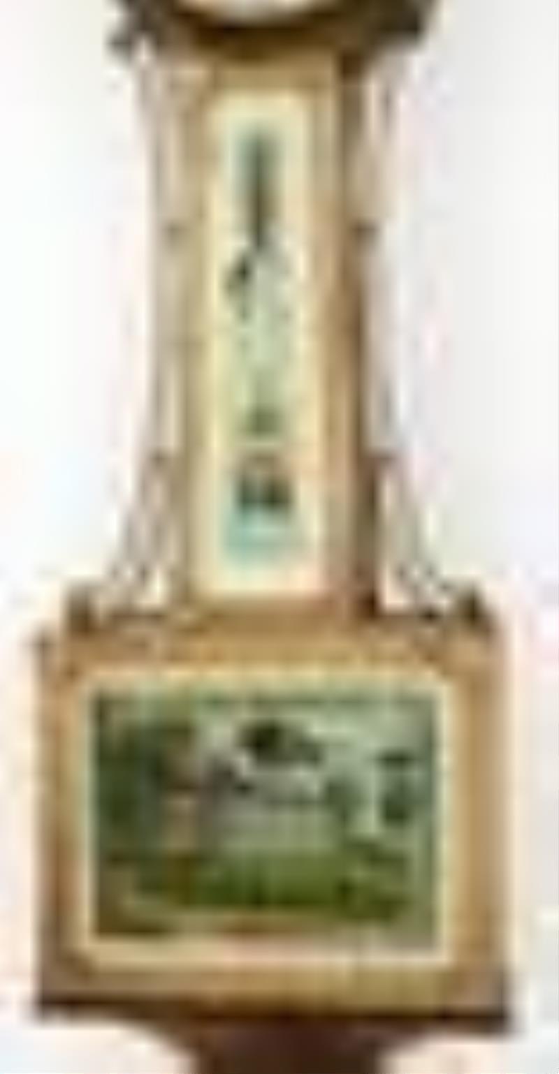 Chelsea Clock Co., J.E. Caldwell & Co., \\\”Willard Banjo\\\” Wall Clock