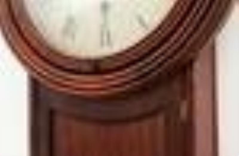 Martin Cheney \\\”Keyhole\\\” Wall Regulator Clock, Windsor, Vermont