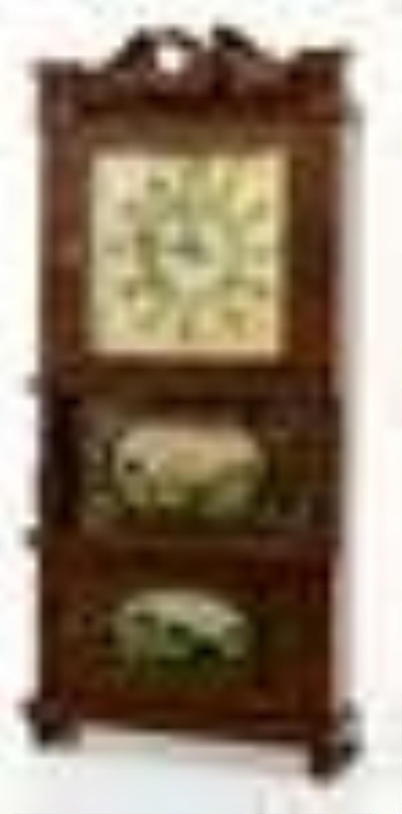 C. & L.C. Ives Triple Decker Shelf Clock
