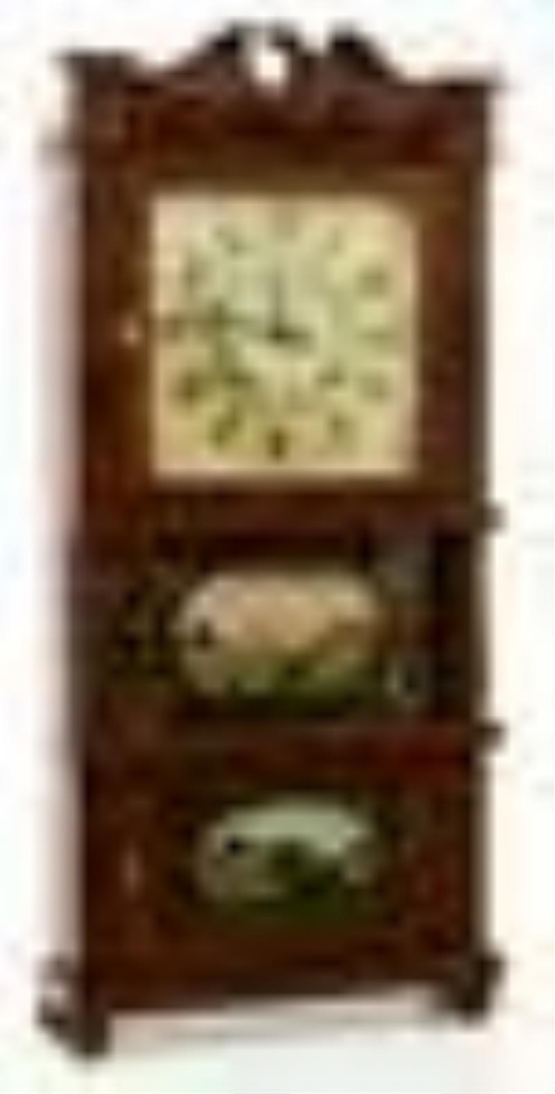 C. & L.C. Ives Triple Decker Shelf Clock