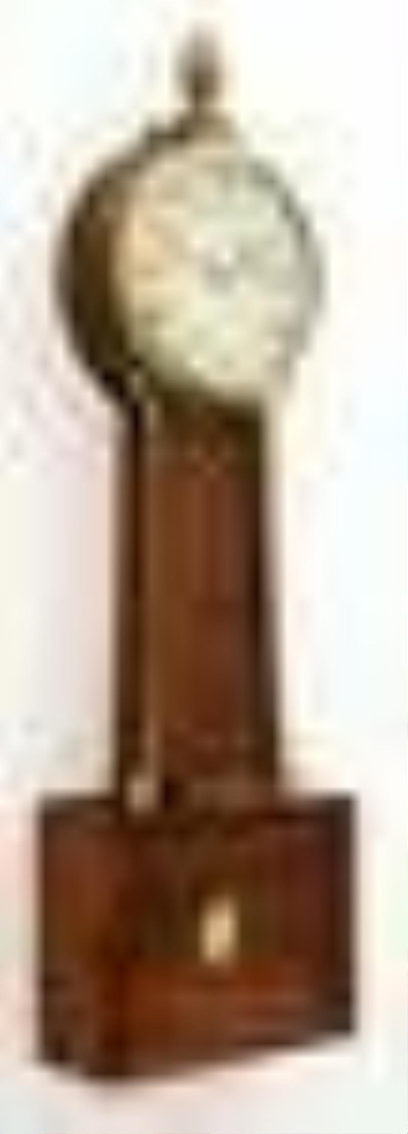 American Mahogany Paneled Banjo Clock