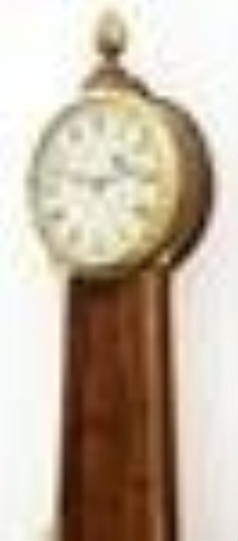 American Mahogany Paneled Banjo Clock