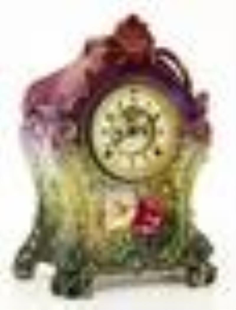 Ansonia Clock Co. \\\”La Mine\\\” Royal Bonn Mantel Clock