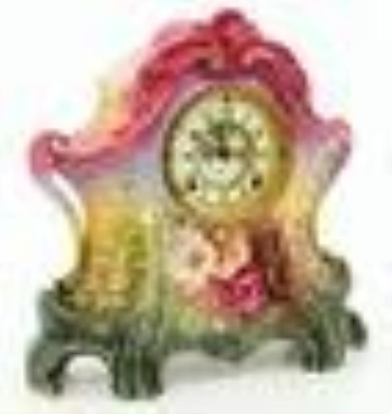 Ansonia Clock Co. \\\”La Layon\\\” Royal Bonn Clock