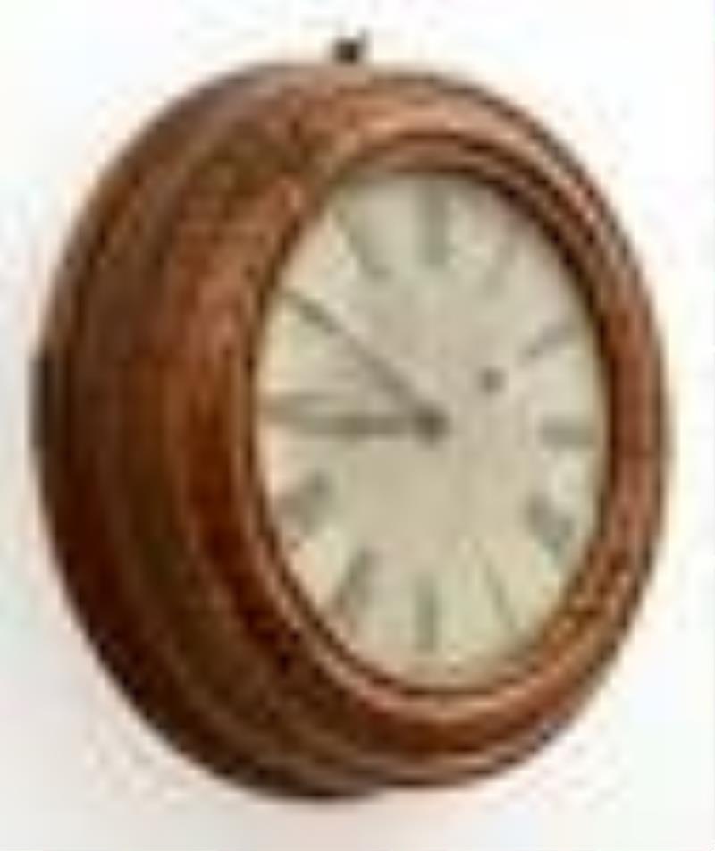 Brewster & Ingrahams Tiger Birch Gallery Clock